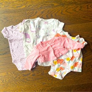 NWOT Baby girl newborn bundle
